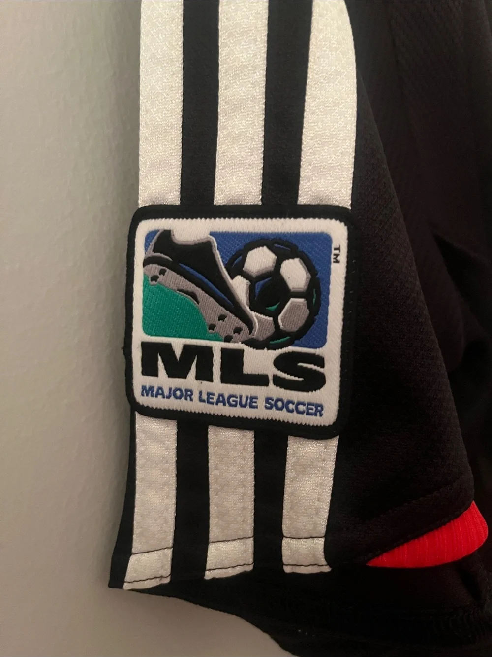 adidas Black D.C. United Soccer Jersey with VW Crest - Picture 4 of 6